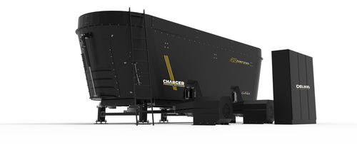 Вертикальный винтовой смеситель - Charger V42 - CELIKEL AGRICULTURAL MACHINERY INC - стационарный / с боковой разгрузкой