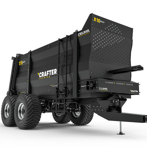 Прицепной разбрасыватель навоза - Crafter X20 - CELIKEL AGRICULTURAL MACHINERY INC - с вертикальными щетками / тандем