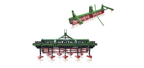 Навесной культиватор - Tine Heavy Type Cultivator With Roller - Celmak Agriculture Machinery - установленный / с полевым катком / краб