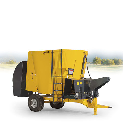 Вертикальный винтовой смеситель - 8m³ Vertical Mixing Vagon - Celmak Agriculture Machinery - навесной / с системой взвешивания / с приводным валом