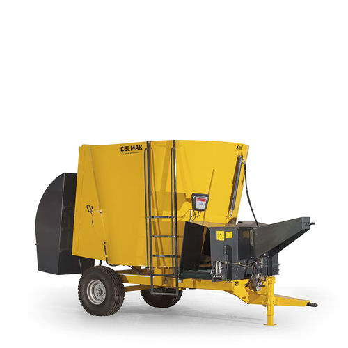 Вертикальный винтовой смеситель -  5m³ Vertical Mixing Vagon - Celmak Agriculture Machinery - прицепной / стационарный / для установки на трактор
