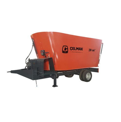 Вертикальный винтовой смеситель - 20m³ Vertical Mixing Vagon - Celmak Agriculture Machinery - прицепной / стационарный / навесной