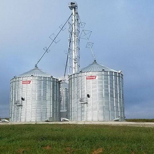 Зернохранилище для злаковых - CB series - Chief Agri - из металла / круглое / с коническим дном