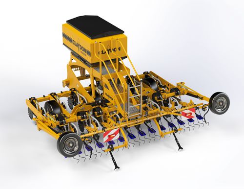 Механическая линейная сеялка - M4 EVOLUTION - Claydon Yield-o-Meter Ltd. - с зубьями / для установки на трактор / сцепка на три точки