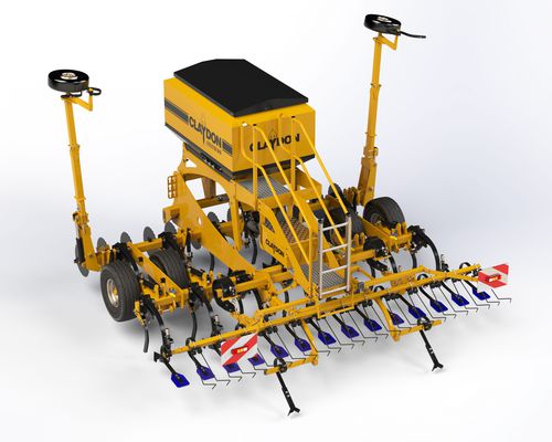 Механическая линейная сеялка - M4R EVOLUTION - Claydon Yield-o-Meter Ltd. - с зубьями / для установки на трактор / сцепка на три точки