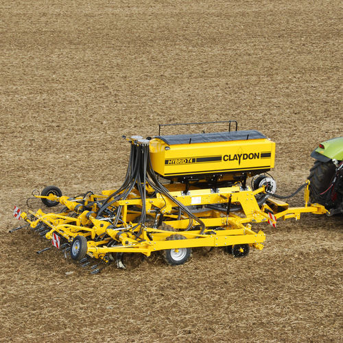 Механическая линейная сеялка - Hybrid T4 - Claydon Yield-o-Meter Ltd. - прицепная / с системой подачи удобрений / стрип-тилл