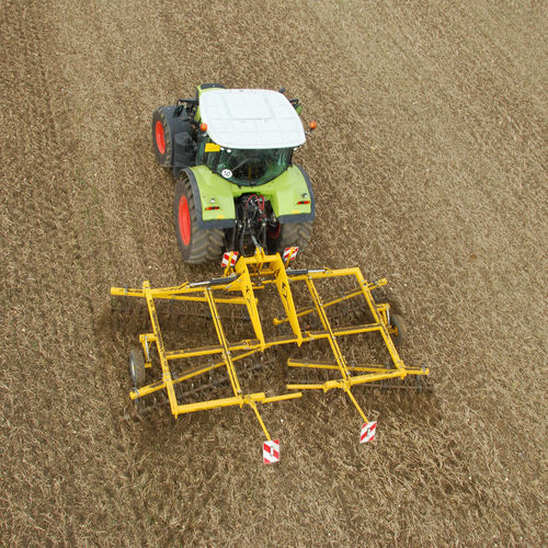 Борона управляемая трактором - TERRASTAR - Claydon Yield-o-Meter Ltd. - контроль глубины / для прополки