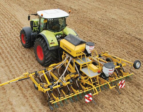 Механическая линейная сеялка - Hybrid M6 - Claydon Yield-o-Meter Ltd. - для установки на трактор / сцепка на три точки