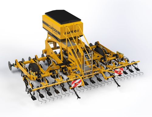Механическая линейная сеялка - M5 EVOLUTION - Claydon Yield-o-Meter Ltd. - с зубьями / для установки на трактор / сцепка на три точки