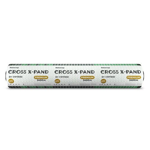 Сетка для обмотки тюков - Cross X-Pand - COTESI - из пластика