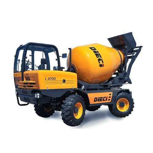 Горизонтальный винтовой смеситель - AB L 4700 - DIECI S.r.l. - на грузовике / с 2 винтами / автоматическая разгрузка
