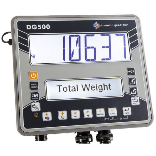 Встроенный индикатор веса - DG500 - DINAMICA GENERALE S.p.A. - с регистрацией данных / для трактора