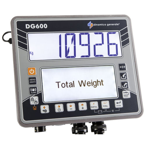 Встроенный индикатор веса - DG600 - DINAMICA GENERALE S.p.A. - с регистрацией данных / для трактора