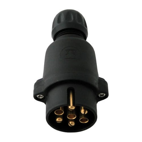 Соединитель штекер - 201048 - ERICH JAEGER GmbH + Co. KG - 7 полюсов / 12 В / из меди