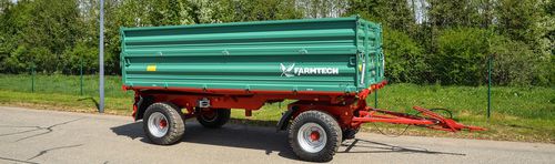 Прицеп-самосвал - ZDK 800 - Farmtech d.o.o. - опрокидной / двухосный / сельскохозяйственный