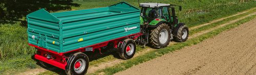 Прицеп-самосвал - ZDK 1400 - Farmtech d.o.o. - опрокидной / двухосный / сельскохозяйственный