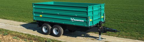 Прицеп-самосвал - TDK 1100S - Farmtech d.o.o. - опрокидной / тандемный / сельскохозяйственный
