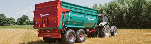 Опрокидной прицеп - DURUS 1800 - Farmtech d.o.o. - двухосный / для зерен / 10 T ... 20 T