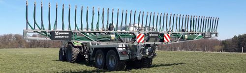 Тандемный разбрасыватель навоза - ULTRACIS 1200 - Farmtech d.o.o. - под давлением / прицепной / с приспособлением для заделки навоза