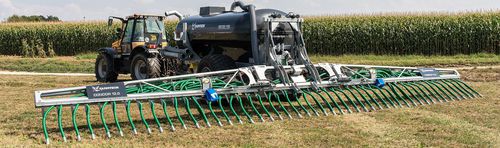 Одноосный разбрасыватель навоза - POLYCIS 1100E - Farmtech d.o.o. - под давлением / прицепной / с приспособлением для заделки навоза