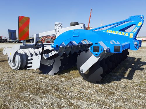 Навесной дисковый культиватор - SPRING series - Fontana S.r.l. - attrezzature agricole - 2 секции / с полевым катком / сцепка на три точки