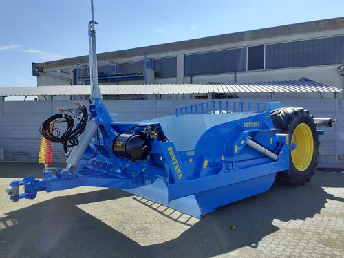 Скрепер для применения в тяжелой промышленности1 - SCR 280 E - Fontana S.r.l. - attrezzature agricole - гидравлический / с лазерным управлением