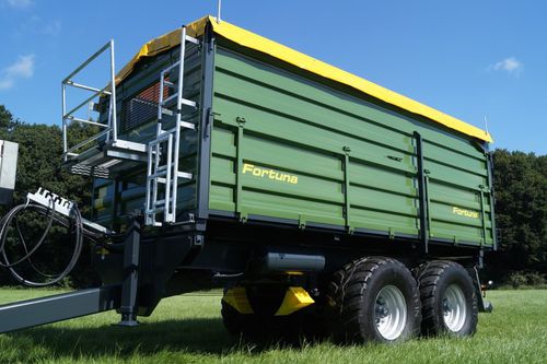 Прицеп-самосвал - FTD 180 / 5.0 - Fortuna Fahrzeugbau GmbH & Co. KG - тандемный / сельскохозяйственный / 2 тонны