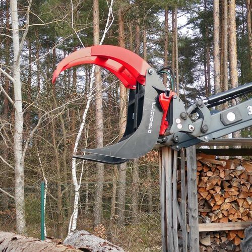 Сельскохозяйственный бревнозахват - SK-950 / SK-1400 - FRANSGARD Maskinfabrik A/S - для погрузчика / для разгрузочно-погрузочных работ