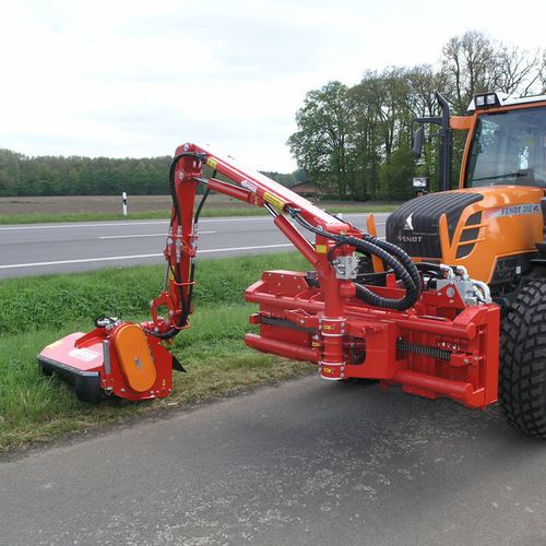 Навесная гидравлическая бензокоса - MBM 400 - Gerhard DÜCKER GmbH & Co. KG - с молотками / складная / с приводным валом