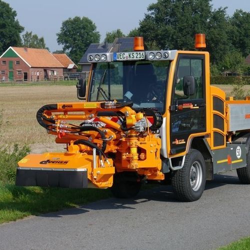 Навесная гидравлическая бензокоса - DBM 400 - Gerhard DÜCKER GmbH & Co. KG - с молотками / складная / с приводным валом
