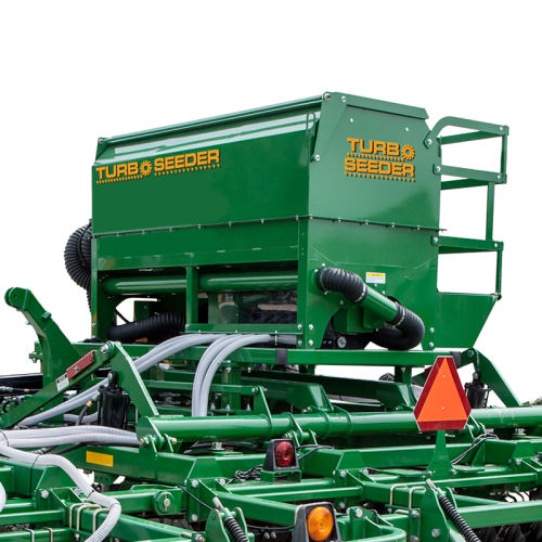 Линейная сеялка для покровной культуры - TURBO-SEEDER™ - Great Plains Manufacturing Inc. - с бункером / с системой подачи удобрений / установленная на культиваторе