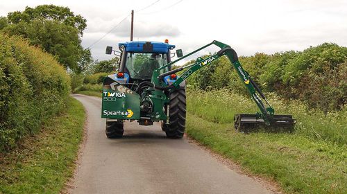 Гидравлическая бензокоса заднего монтажа - TWIGA MID Series - GreenTec A/S / Spearhead - с молотками