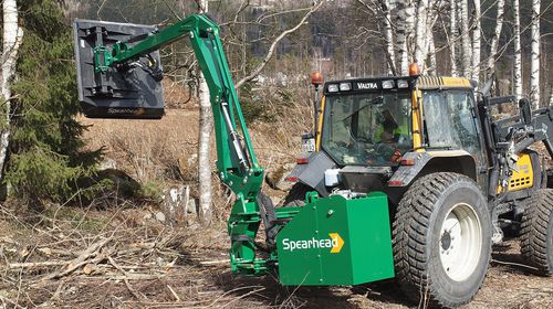 Навесная гидравлическая бензокоса - TWIGA FLEX Series - GreenTec A/S - с молотками