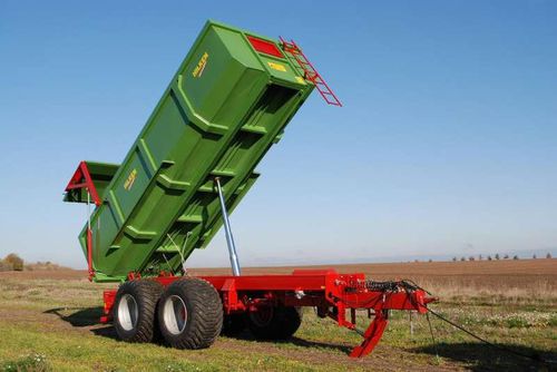 Опрокидной прицеп - HI22000SSP6L - Hilken Fahrzeugbau GmbH - тандемный / сельскохозяйственный / 22 тонны
