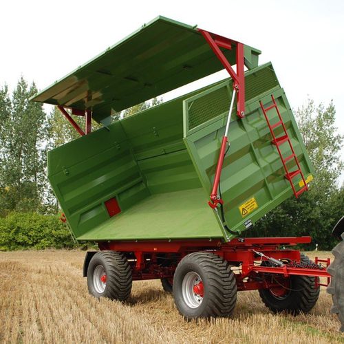 Опрокидной прицеп - HI18000ZMK - Hilken Fahrzeugbau GmbH - двухосный / сельскохозяйственный / 18 тонн