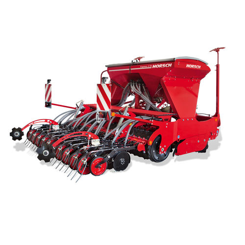 Линейная сеялка с бункером - Express TD series - HORSCH Maschinen GmbH - дисковая / для установки на трактор / сцепка на три точки