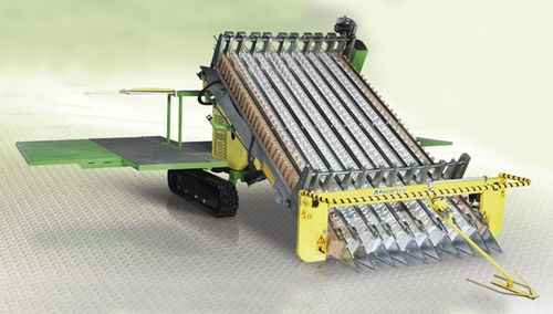 Уборочная машина для шпината - SLIDE TRAX SMALL - HORTECH Srl - для молодых побегов / для петрушки / самоходная