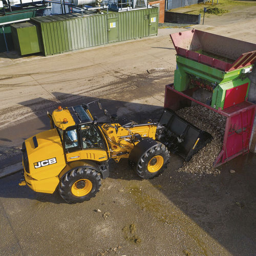 Колесный погрузчик - TM420 Agri - JCB - компактный / телескопический / с кабиной