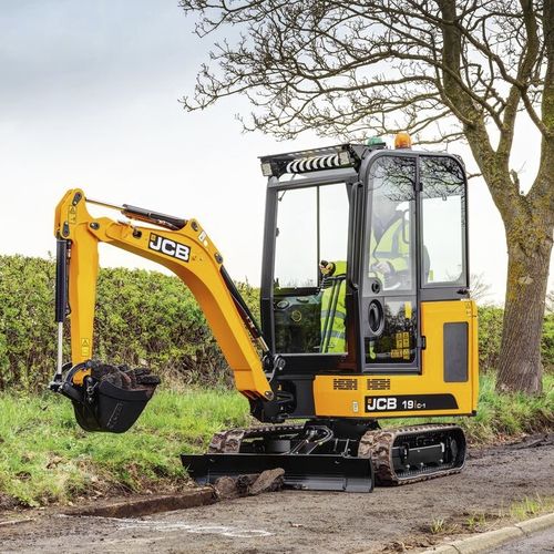 Гусеничный экскаватор - 19C-1 - JCB - мини / с лезвием
