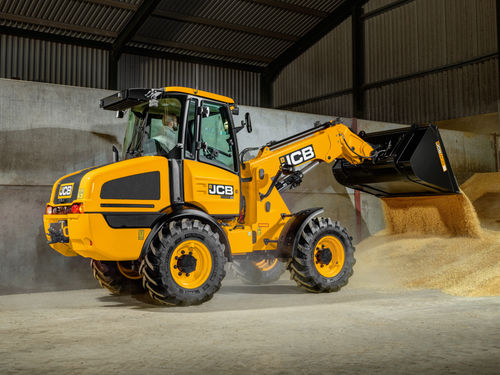 Колесный погрузчик - TM180 Agri - JCB - компактный / телескопический / с кабиной