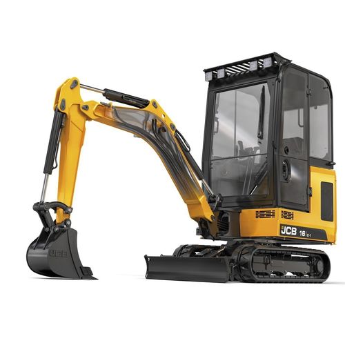 Гусеничный экскаватор - 16C-1 - JCB - мини / с лезвием