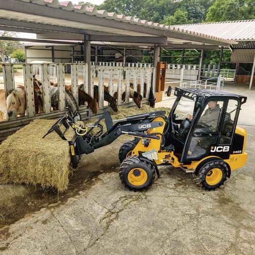 Колесный погрузчик - 403 Agri - JCB - компактный / с кабиной