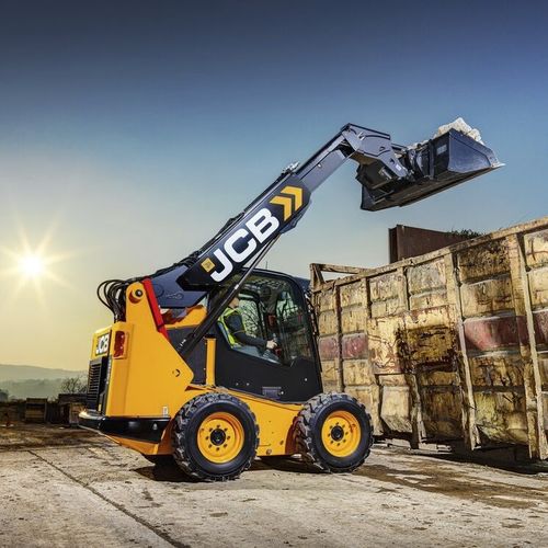 Колесный погрузчик - 3TS-8W - JCB - телескопический / с кабиной / вертикальный