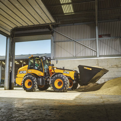Колесный погрузчик - TM320 Agri - JCB - телескопический / с кабиной / шарнирный