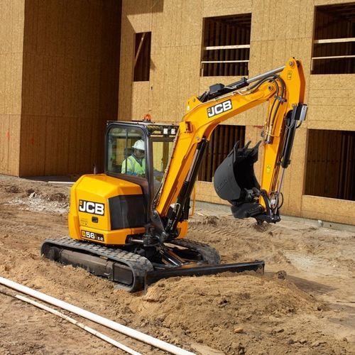 Гусеничный экскаватор - 56Z-2 - JCB - компактный / с лезвием