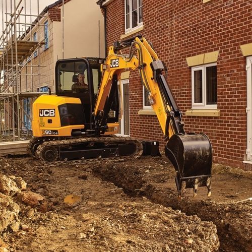 Гусеничный экскаватор - 60C-2 - JCB - гидравлический / компактный / с лезвием