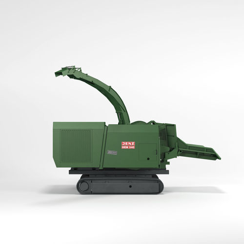 Самоходный измельчитель веток - HEM 540 DL - JENZ GmbH Maschinen- und Fahrzeugbau - с двигателем внутреннего сгорания / гусеничный