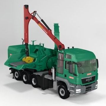 Измельчитель веток на грузовике - HEM 841 DQ-Truck  - JENZ GmbH Maschinen- und Fahrzeugbau - с дизельным двигателем / электрический / гибридный