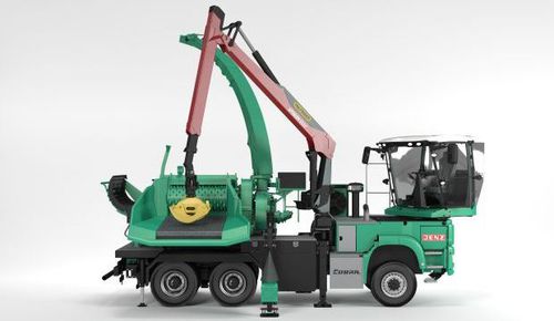 Измельчитель веток на грузовике - HEM 593 R Cobra - JENZ GmbH Maschinen- und Fahrzeugbau - с двигателем внутреннего сгорания