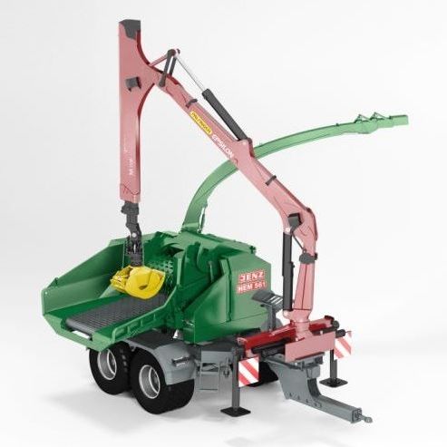 Буксируемый измельчитель веток - HEM 561 Z - JENZ GmbH Maschinen- und Fahrzeugbau - с приводным валом